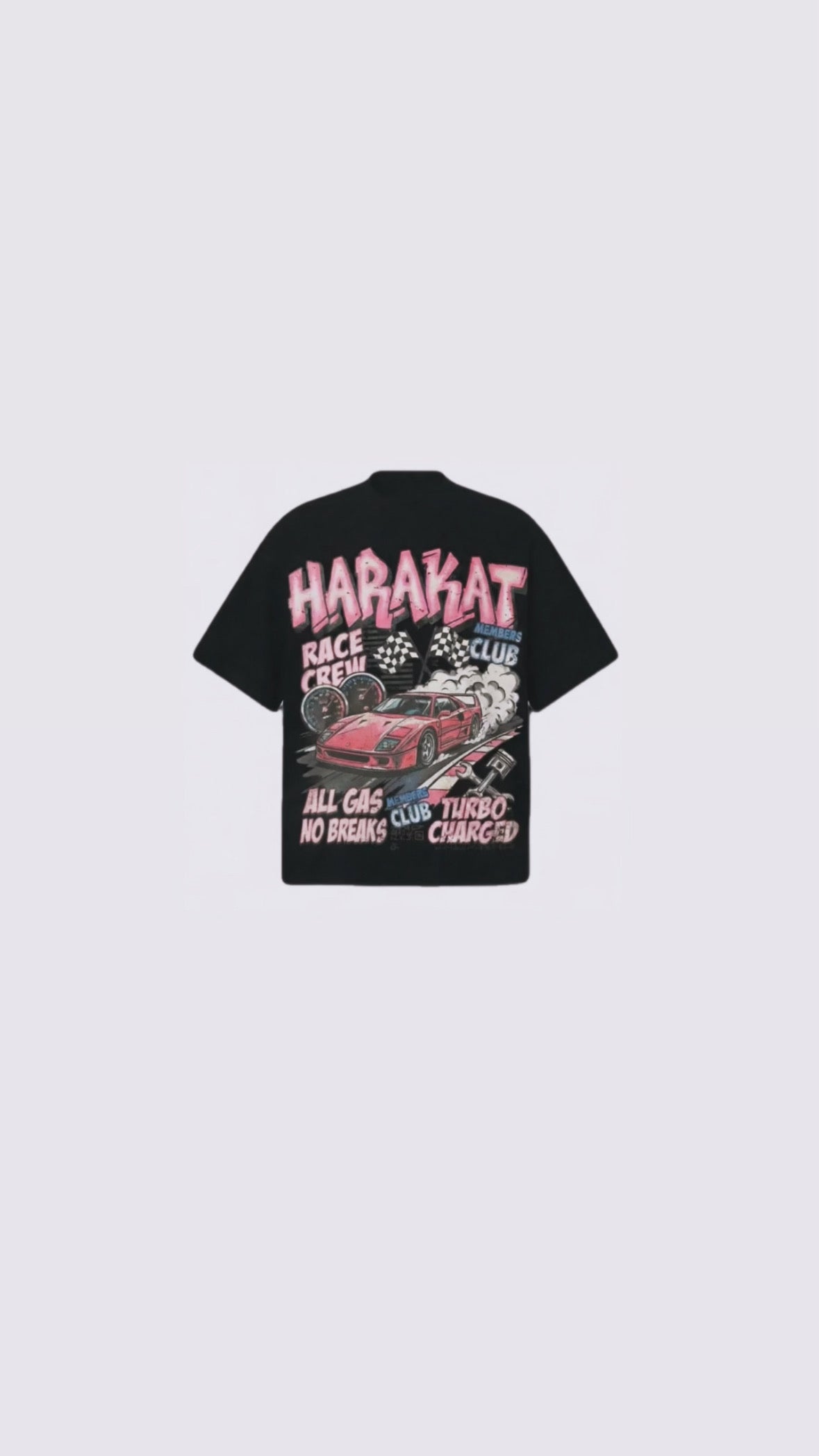 members club oversized graphic tee