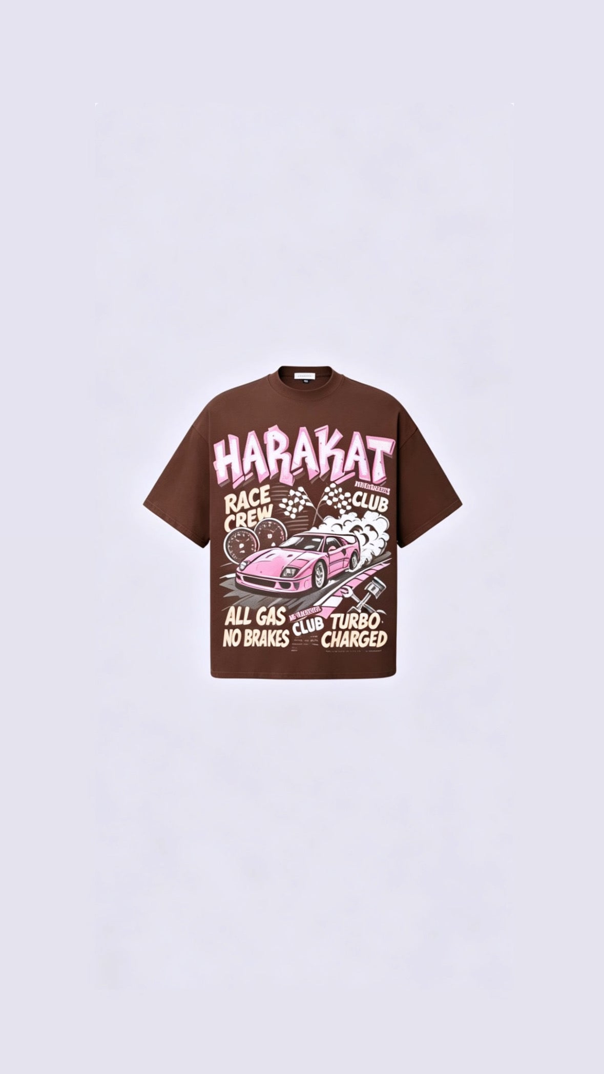 Mocha race crew tee